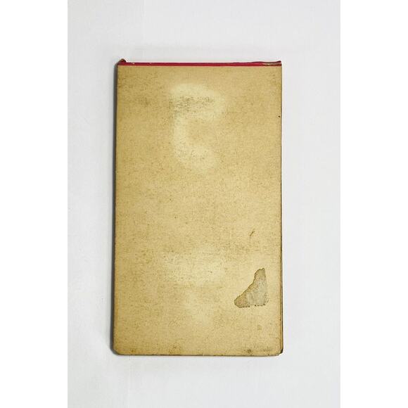 Vtg Art Deco Bridge Score Pad Booklet Lady Pink Dress with Umbrella 1920s-30s - Picture 3 of 5